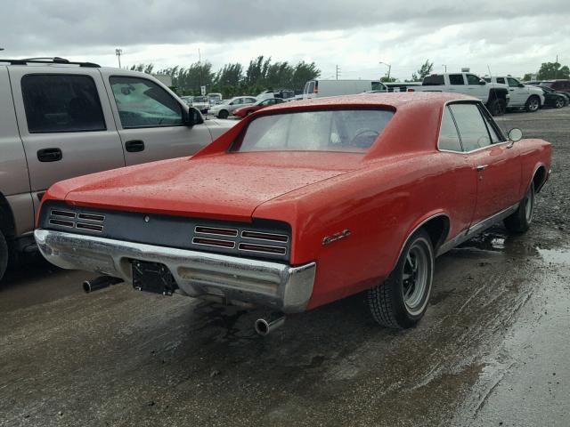 242177B129516 - 1967 PONTIAC GTO RED photo 4