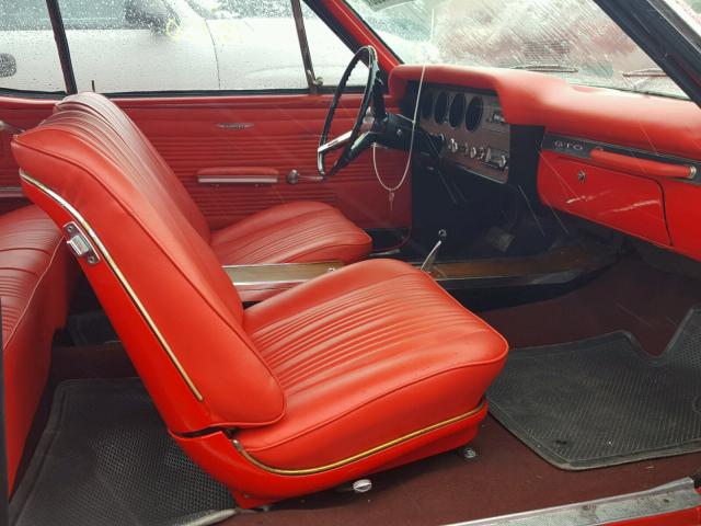 242177B129516 - 1967 PONTIAC GTO RED photo 5
