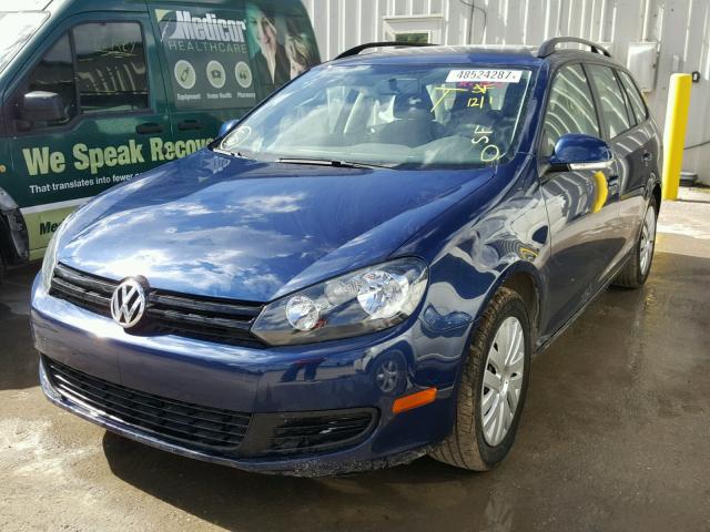 3VWPP7AJ0DM629865 - 2013 VOLKSWAGEN JETTA S BLUE photo 2