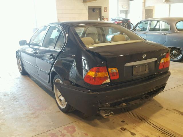 WBAEV53492KM16118 - 2002 BMW 330 I BLACK photo 3