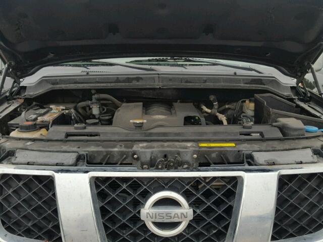 1N6AA07B04N581028 - 2004 NISSAN TITAN XE BLACK photo 7