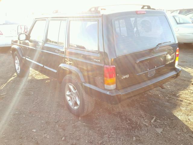 1J4FF48S41L608104 - 2001 JEEP CHEROKEE S BLACK photo 3