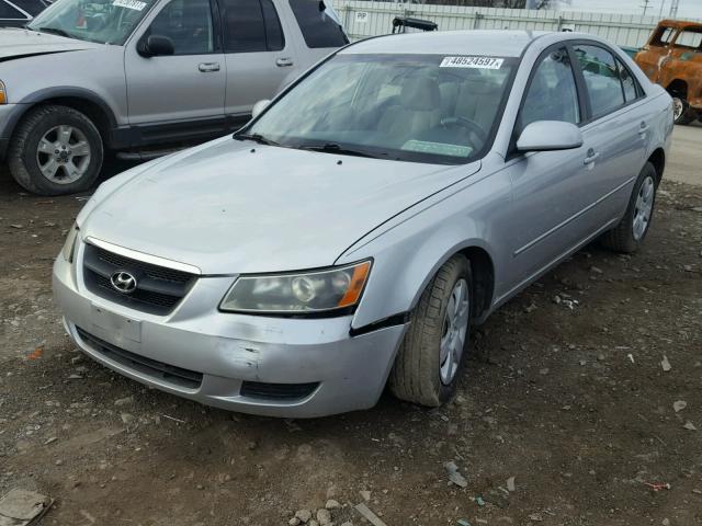 5NPET46C87H206640 - 2007 HYUNDAI SONATA GLS GRAY photo 2