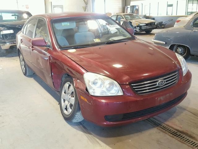 KNAGE123475129530 - 2007 KIA OPTIMA LX RED photo 1