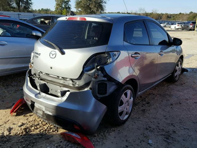 JM1DE1KY7E0179611 - 2014 MAZDA MAZDA2 SPO GRAY photo 4