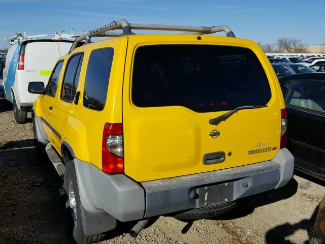 5N1ED28Y2YC555084 - 2000 NISSAN XTERRA XE YELLOW photo 9