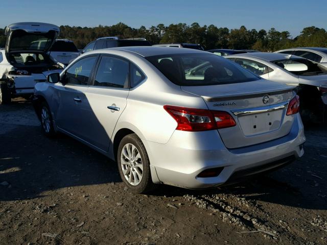 3N1AB7AP5HY281994 - 2017 NISSAN SENTRA S SILVER photo 3