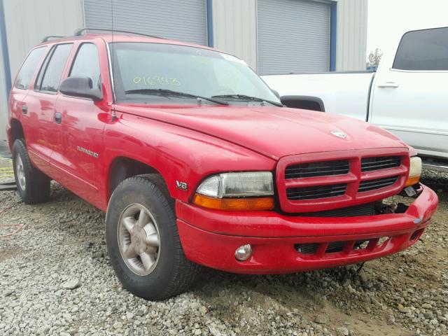 1B4HR28Y5YF128092 - 2000 DODGE DURANGO RED photo 1