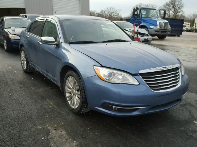 1C3BC2FB7BN610363 - 2011 CHRYSLER 200 LIMITE BLUE photo 1