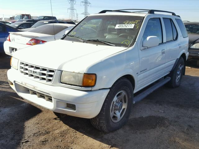 4S2CM58W4W4361700 - 1998 ISUZU RODEO S WHITE photo 2