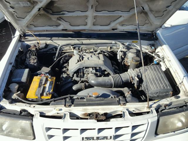 4S2CM58W4W4361700 - 1998 ISUZU RODEO S WHITE photo 7