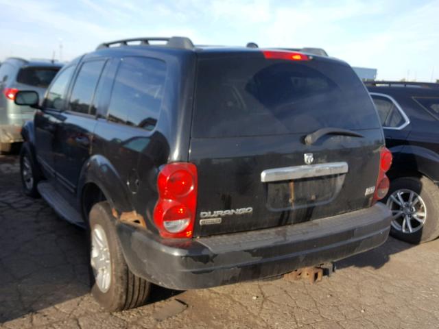 1D8HB58D35F586619 - 2005 DODGE DURANGO LI BLACK photo 3