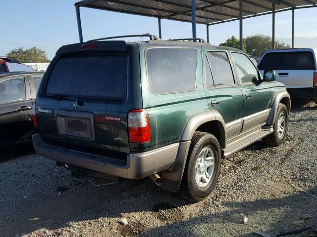 JT3GN87R0X0123590 - 1999 TOYOTA 4RUNNER LI GREEN photo 4