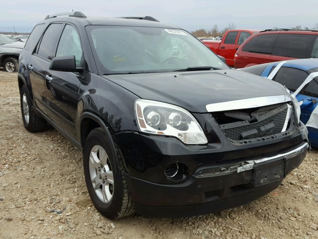 1GKKRNED1BJ124268 - 2011 GMC ACADIA SLE BLACK photo 1