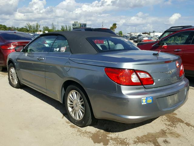 1C3LC55R38N134979 - 2008 CHRYSLER SEBRING TO GRAY photo 3