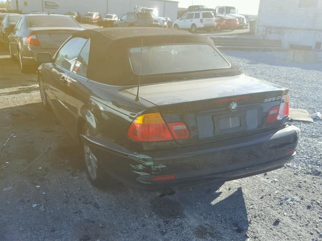 WBABW33404PL27466 - 2004 BMW 325 CI BLACK photo 3