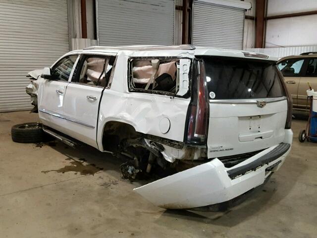 1GYS3HKJ3GR146283 - 2016 CADILLAC ESCALADE E WHITE photo 3