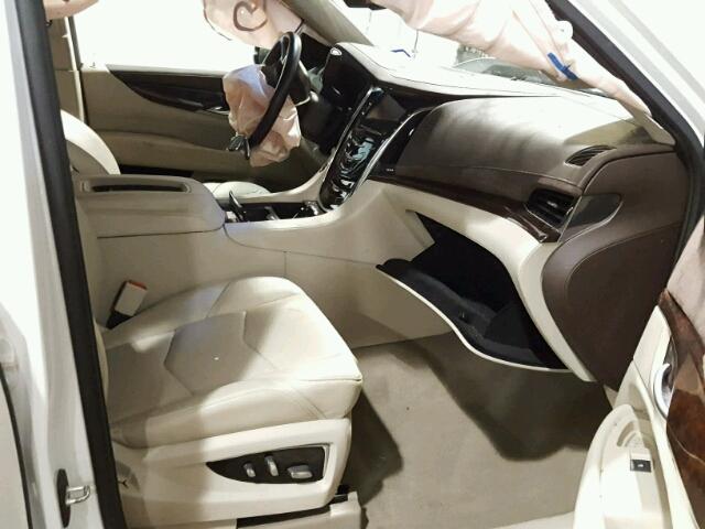 1GYS3HKJ3GR146283 - 2016 CADILLAC ESCALADE E WHITE photo 5