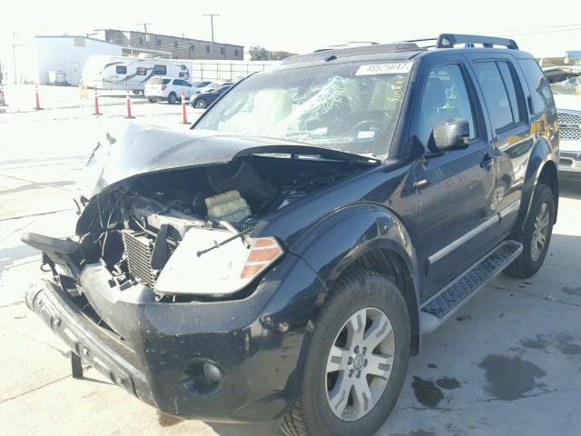 5N1AR18UX8C647986 - 2008 NISSAN PATHFINDER BLACK photo 2