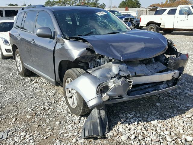 5TDZK3EH9DS096313 - 2013 TOYOTA HIGHLANDER GRAY photo 1