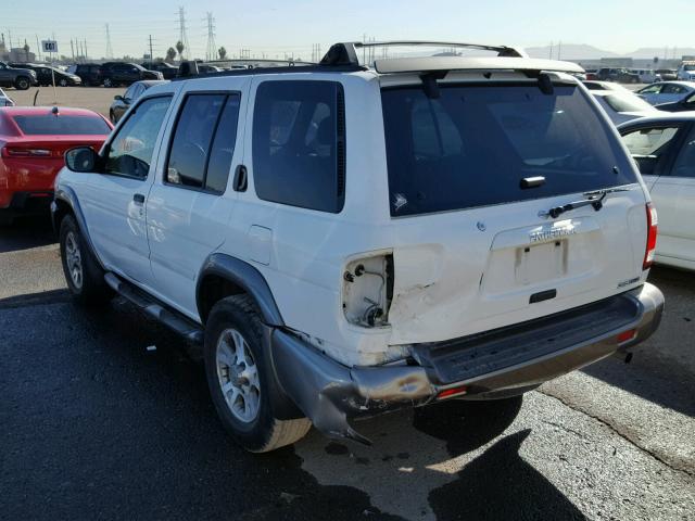 JN8DR09YX1W578626 - 2001 NISSAN PATHFINDER WHITE photo 3