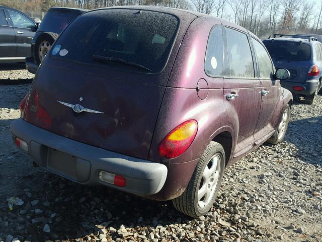 3C4FY58B42T273485 - 2002 CHRYSLER PT CRUISER PURPLE photo 4