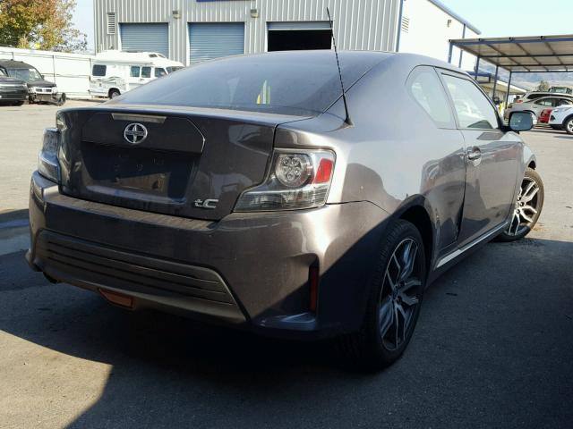 JTKJF5C75FJ000967 - 2015 TOYOTA SCION TC GRAY photo 4