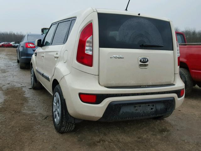 KNDJT2A51D7764485 - 2013 KIA SOUL CREAM photo 3