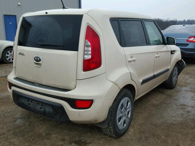 KNDJT2A51D7764485 - 2013 KIA SOUL CREAM photo 4