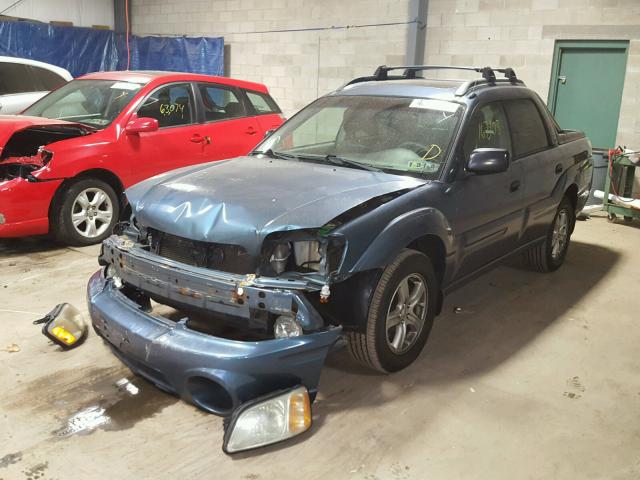 4S4BT62C257108088 - 2005 SUBARU BAJA SPORT BLUE photo 2