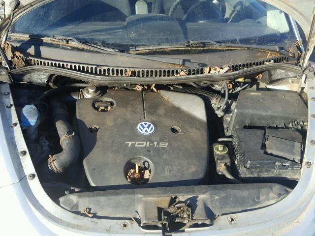 3VWCF21C1YM415687 - 2000 VOLKSWAGEN NEW BEETLE SILVER photo 7