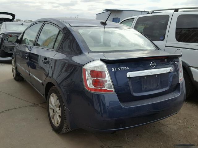 3N1AB6AP3BL706613 - 2011 NISSAN SENTRA 2.0 BLUE photo 3