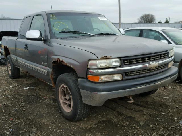 2GCEK19T8X1272281 - 1999 CHEVROLET SILVERADO GRAY photo 1