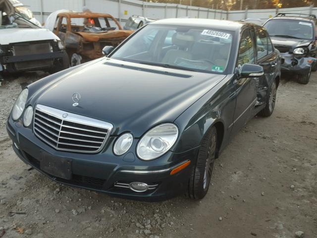 WDBUF87X08B245266 - 2008 MERCEDES-BENZ E 350 4MAT GREEN photo 2