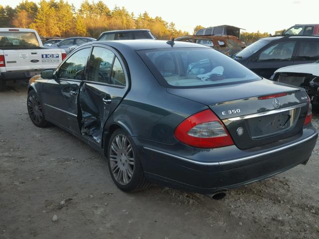 WDBUF87X08B245266 - 2008 MERCEDES-BENZ E 350 4MAT GREEN photo 3