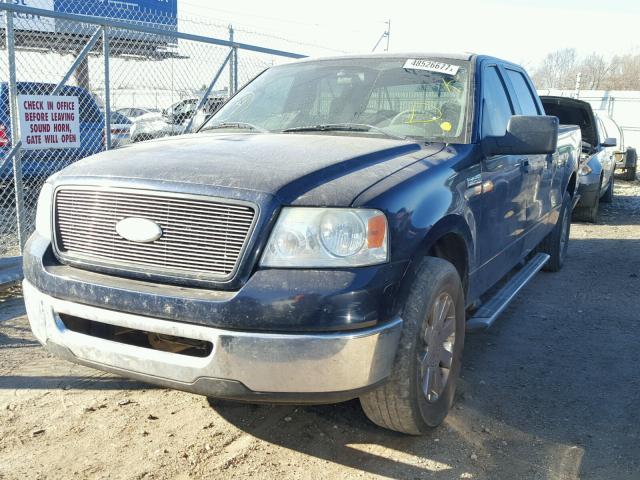 1FTRW12W06KD91547 - 2006 FORD F150 SUPER BLACK photo 2