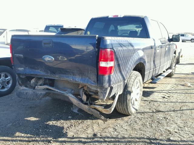 1FTRW12W06KD91547 - 2006 FORD F150 SUPER BLACK photo 4