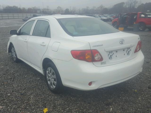 JTDBL40E799093630 - 2009 TOYOTA COROLLA BA WHITE photo 3