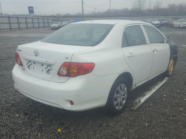 JTDBL40E799093630 - 2009 TOYOTA COROLLA BA WHITE photo 4