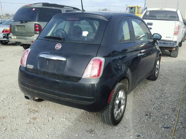 3C3CFFAR4DT511736 - 2013 FIAT 500 POP BLACK photo 4