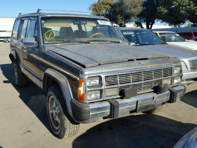 1JCMT754XHT075097 - 1987 JEEP WAGONEER L GRAY photo 1