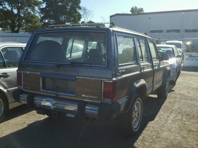 1JCMT754XHT075097 - 1987 JEEP WAGONEER L GRAY photo 4