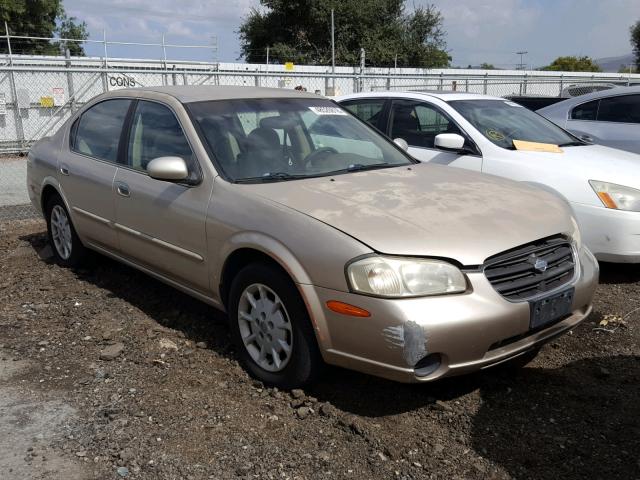 JN1CA31D71T621283 - 2001 NISSAN MAXIMA GXE GOLD photo 1