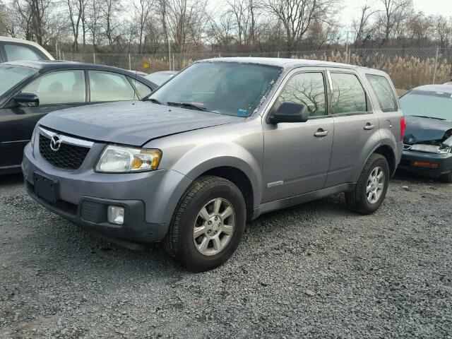 4F2CZ02Z68KM04225 - 2008 MAZDA TRIBUTE I SILVER photo 2