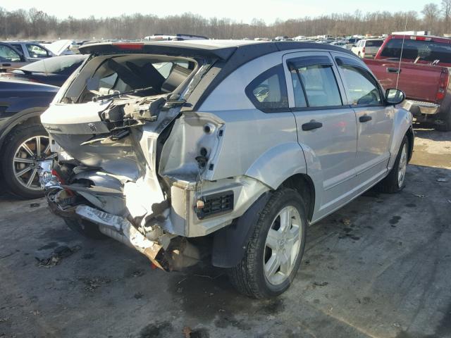 1B3HB48B57D321689 - 2007 DODGE CALIBER SX SILVER photo 4