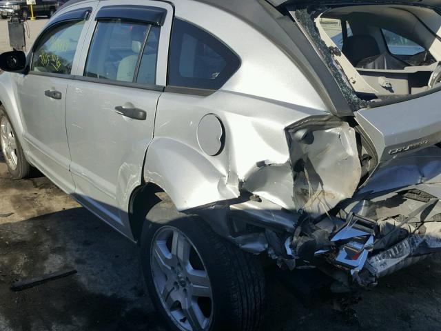 1B3HB48B57D321689 - 2007 DODGE CALIBER SX SILVER photo 9