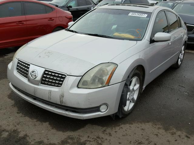 1N4BA41E74C803311 - 2004 NISSAN MAXIMA SE SILVER photo 2