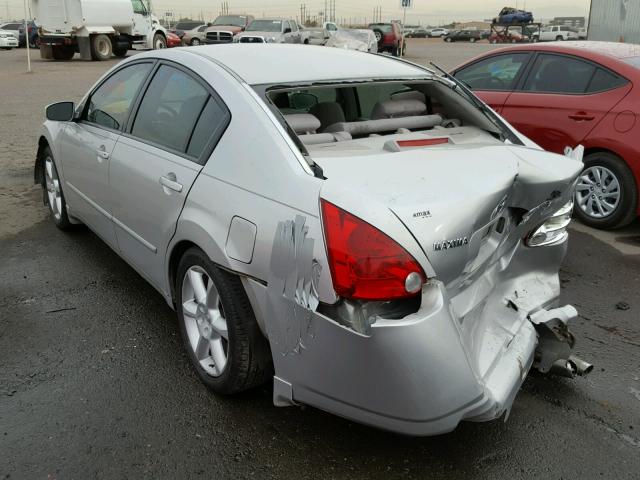 1N4BA41E74C803311 - 2004 NISSAN MAXIMA SE SILVER photo 3