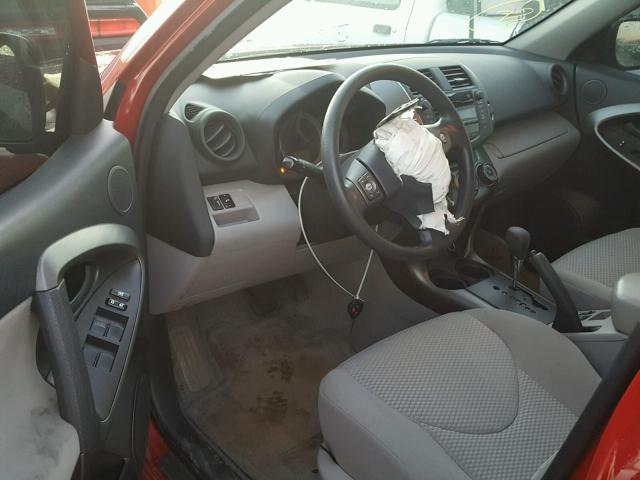 JTMBF4DV4B5037997 - 2011 TOYOTA RAV4 RED photo 9