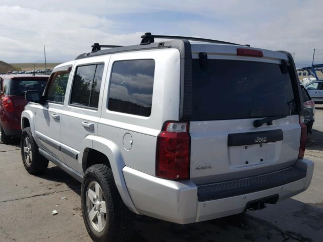 1J8HG48N57C672692 - 2007 JEEP COMMANDER SILVER photo 3